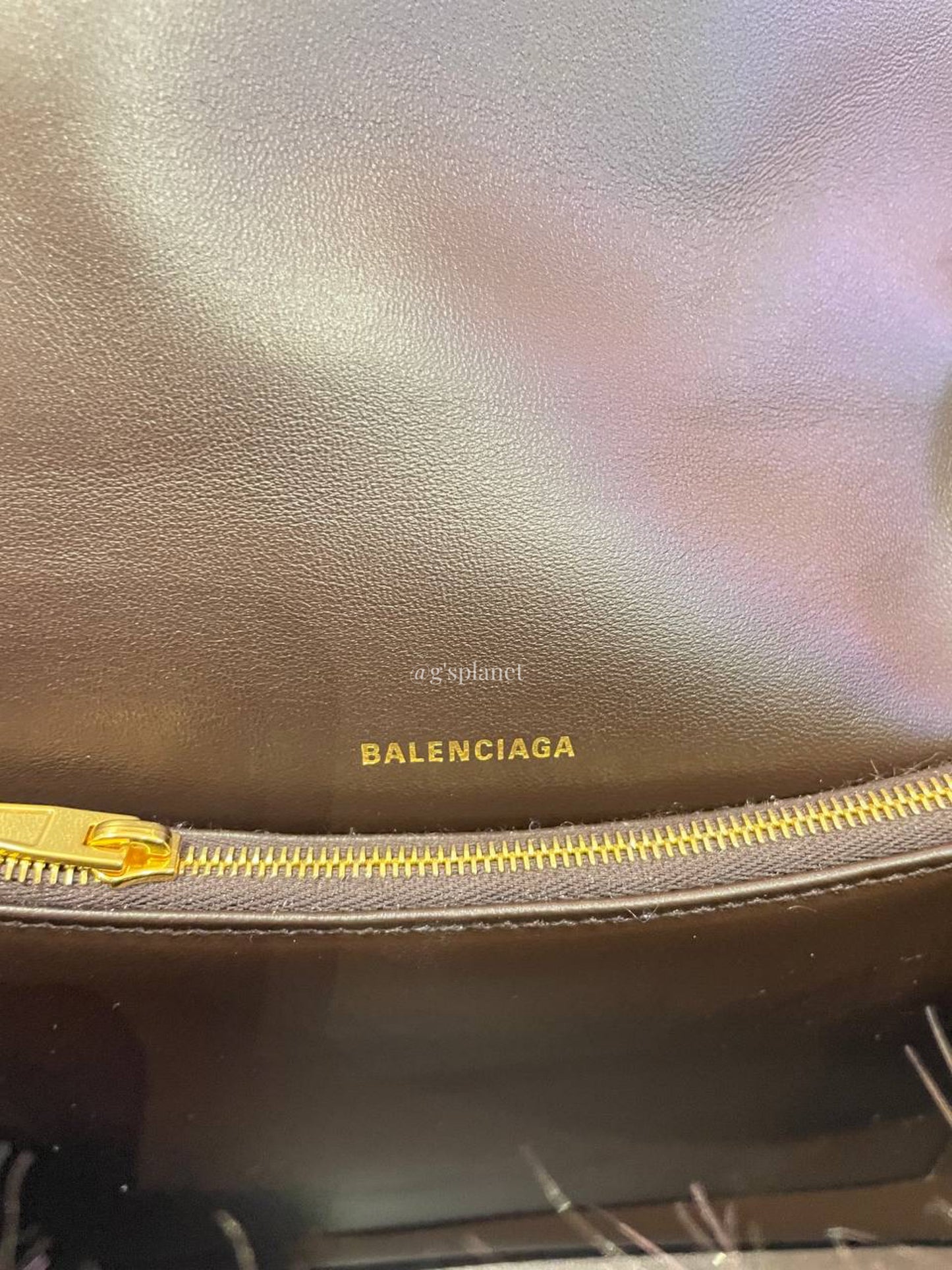 Balenciaga WOMEN'S CRUSH MEDIUM CHAIN BAG FAKE FUR