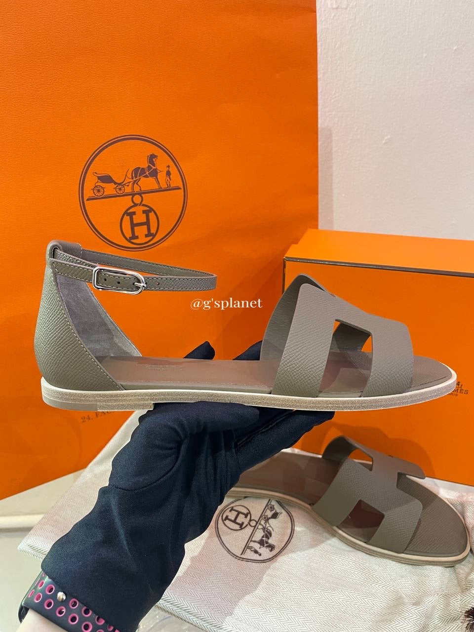 HERMES Santorini sandal