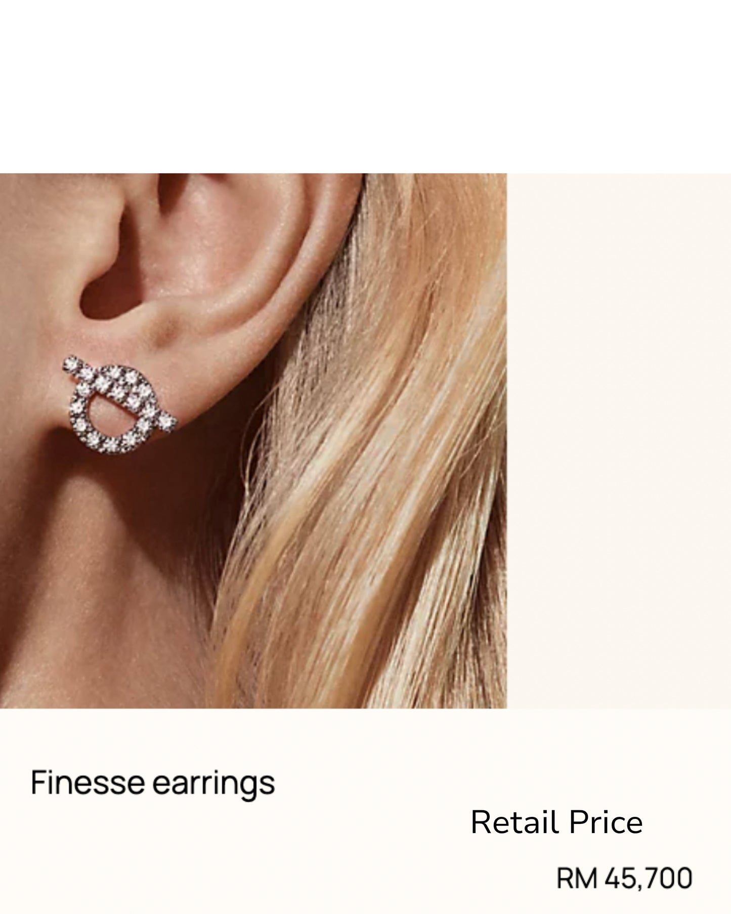 Hermes Finesse Earrings BrandNew