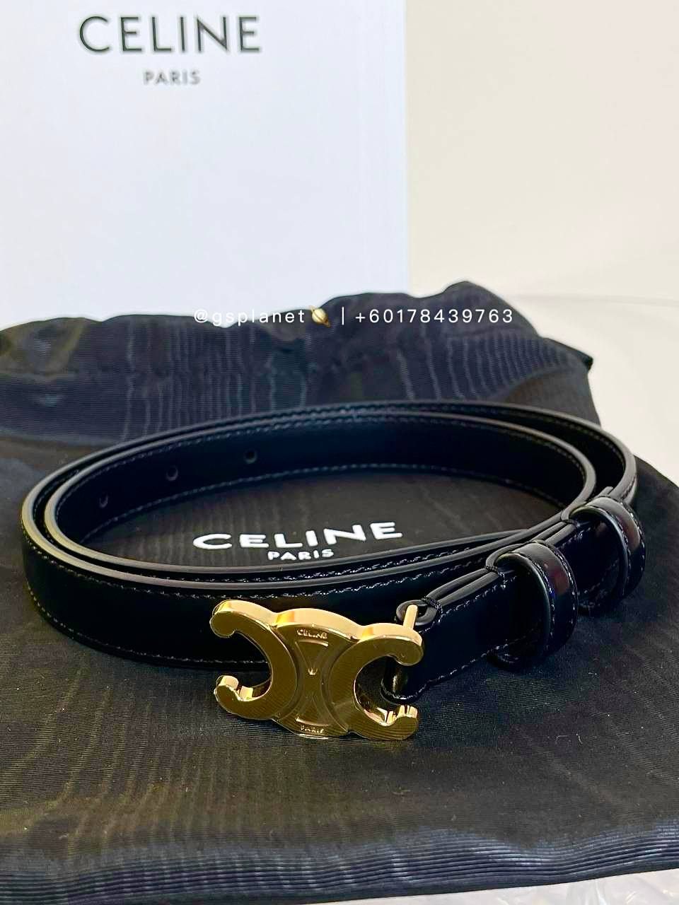 CELINE MEDIUM TRIOMPHE BELT