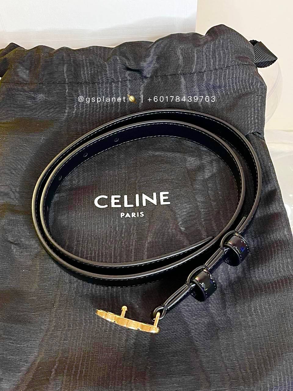 CELINE MEDIUM TRIOMPHE BELT