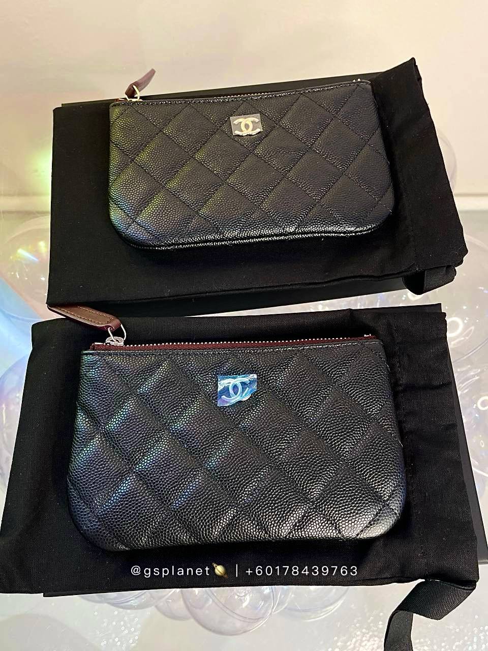 Chanel CLASSIC SMALL ZIPPED POUCH