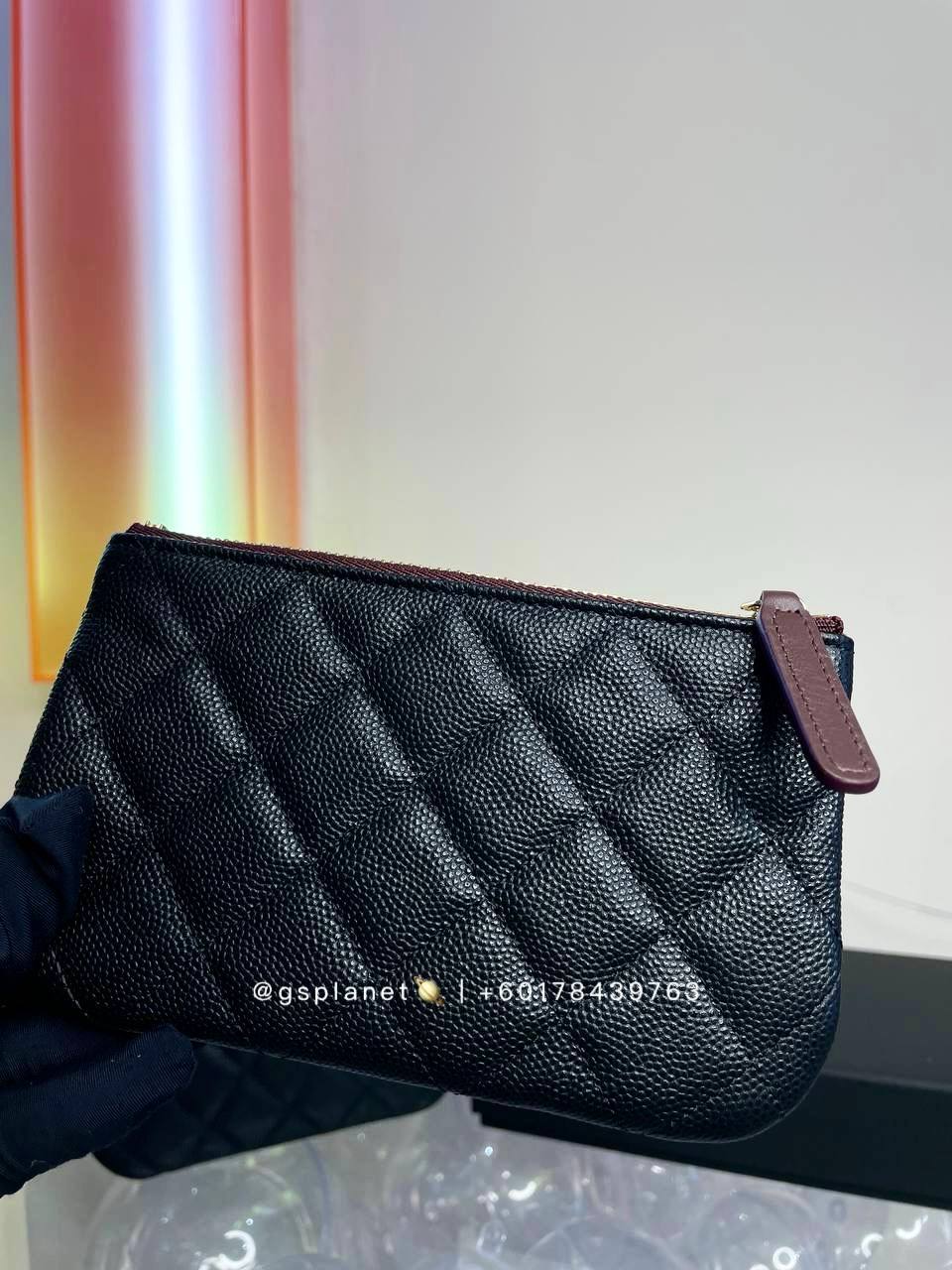 Chanel CLASSIC SMALL ZIPPED POUCH