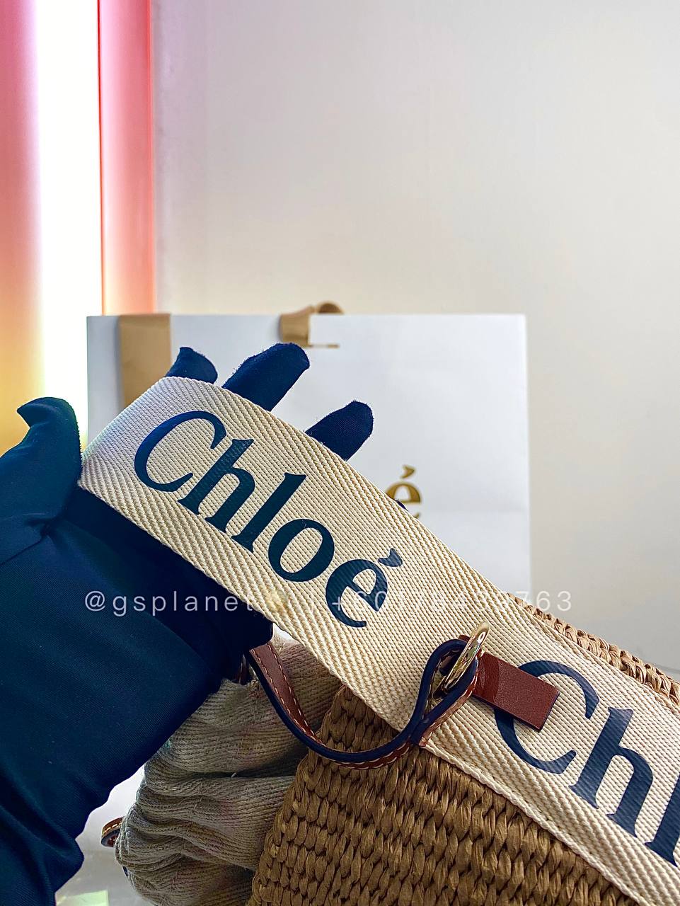 Chloé  SMALL WOODY BASKET