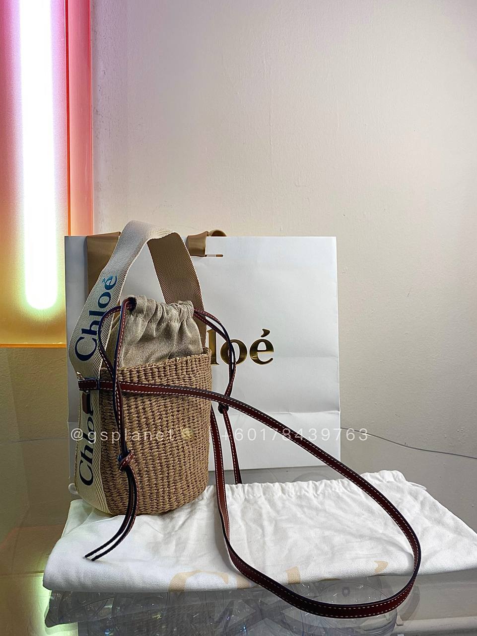 Chloé  SMALL WOODY BASKET