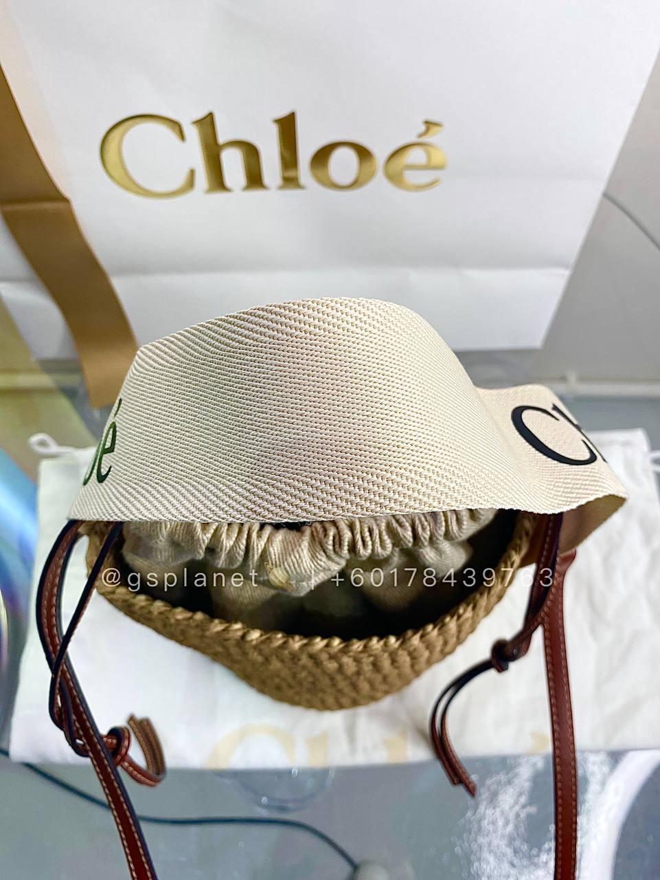 Chloé  SMALL WOODY BASKET