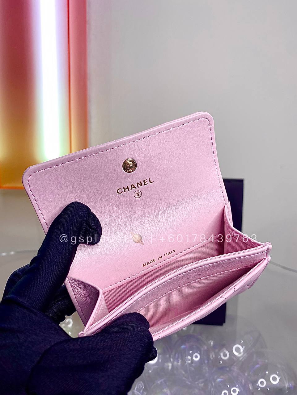 CHANEL Small Flap Card Holder