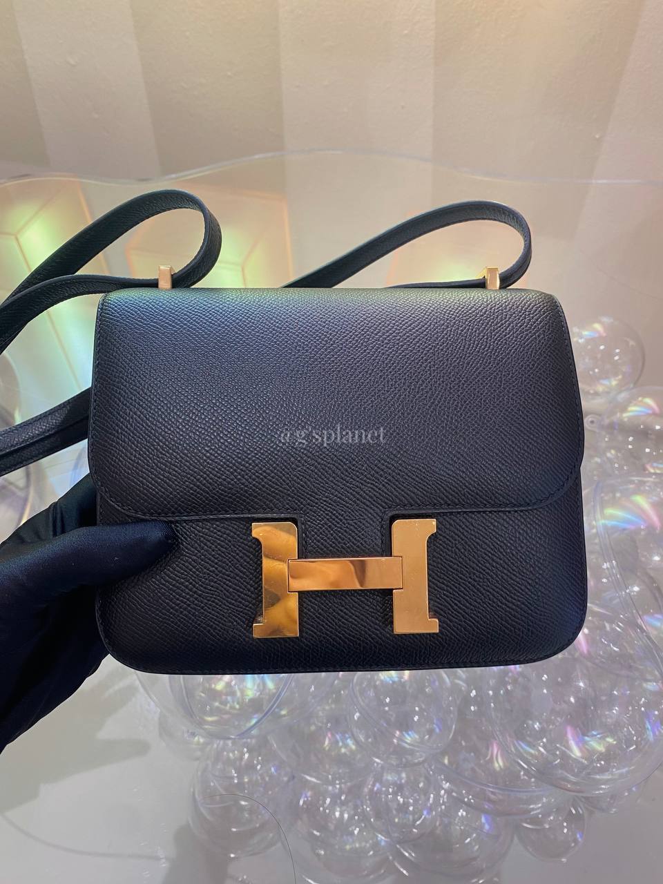 Hermes  CONSTANCE 19 BLACK GHW